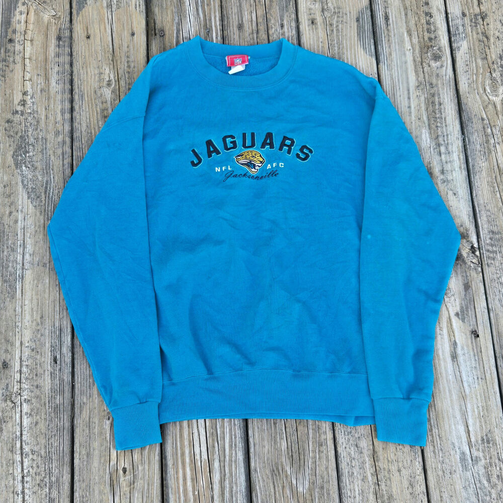 Vintage Jacksonville Jaguars Embroidered Sweatshirt XL NFL 90's